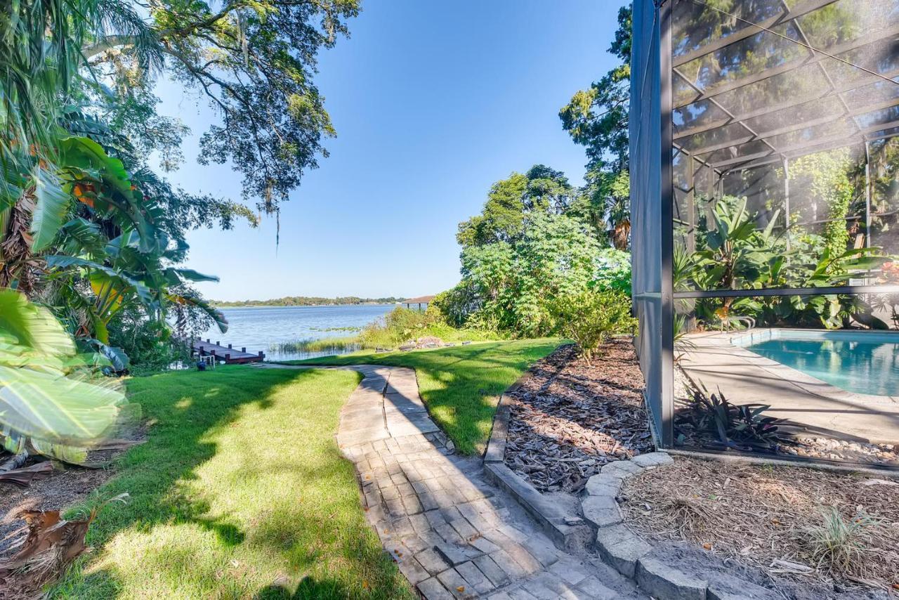 Spacious Lakefront House With Pool, Hottub, & Boating Orlando Exterior foto