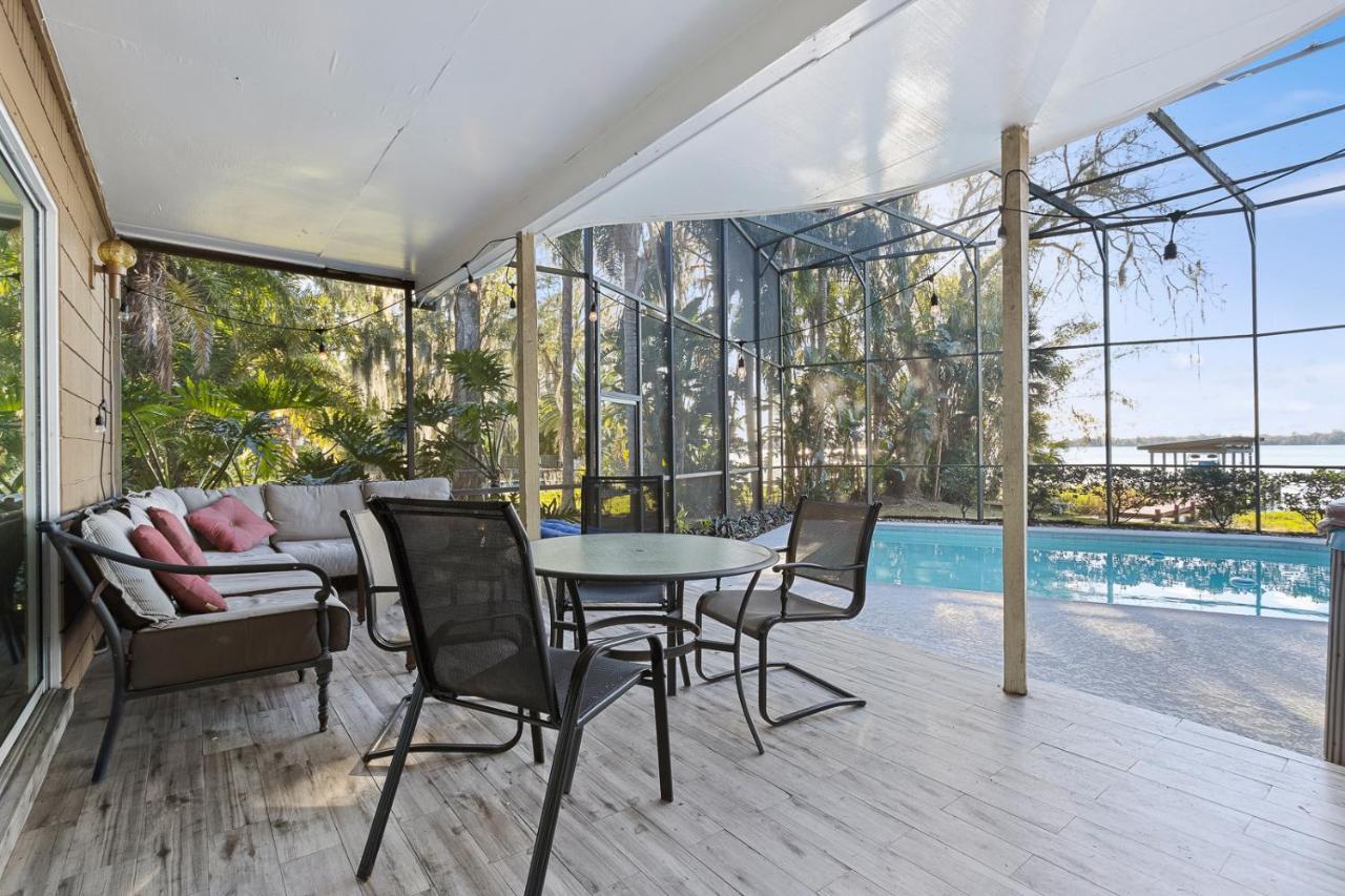 Spacious Lakefront House With Pool, Hottub, & Boating Orlando Exterior foto